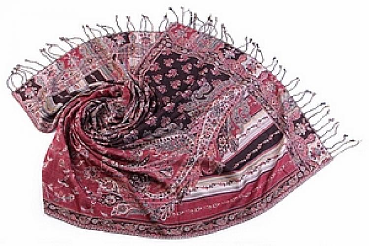 Палантин  двухсторонний вискоза №165