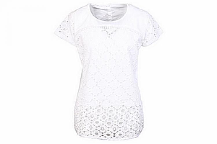 Блузка (хлопок) с кружевом №100