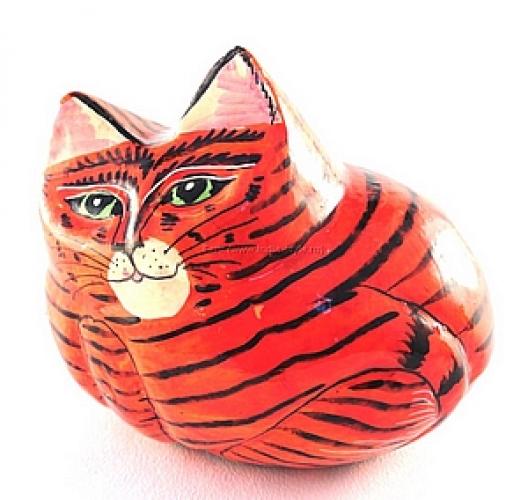 Статуэтка "Кот" папье-маше №92