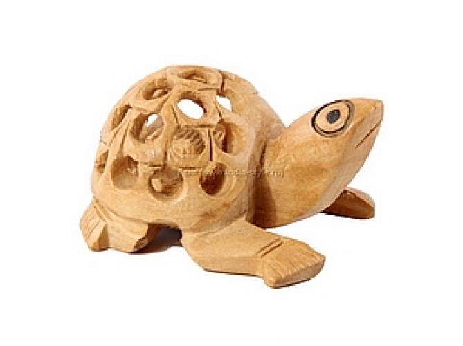 Статуэтка "Черепаха прорезная"1,5" №200