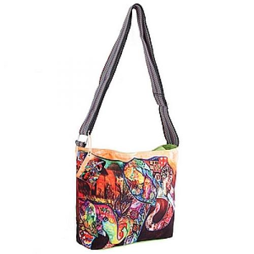 Сумка хлопок с декор. отделкой №69