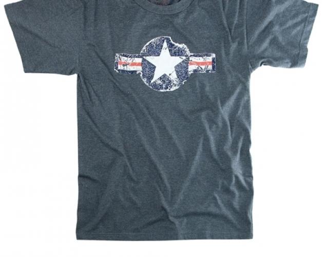 Синяя футболка ARMY AIR CORP  ― магазин нужных товаров у нас есть все playera.ru Тел 8-495-741-86-12 a7418612@yandex.ru  тнп карнавал праздник отдых спорт дом одежда 