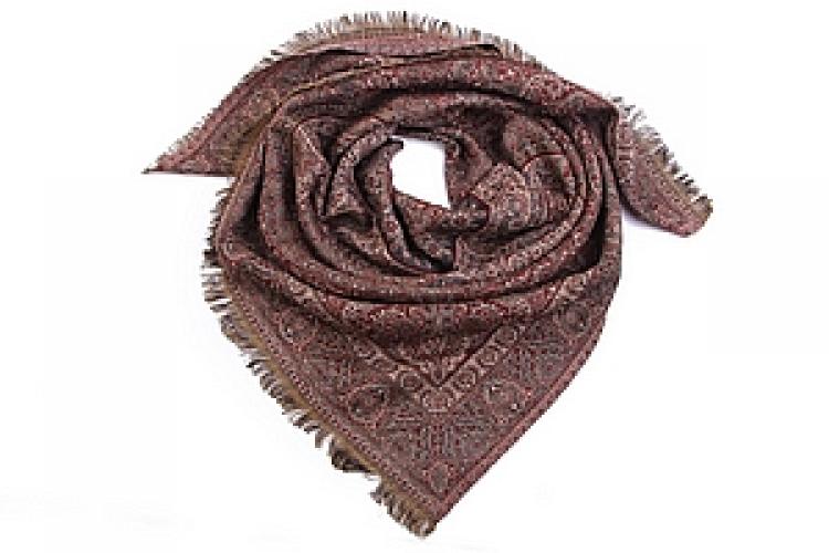 Платок двухсторонний (шерсть 100%) №33