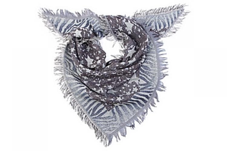 Палантин  шерсть "косынка" №89