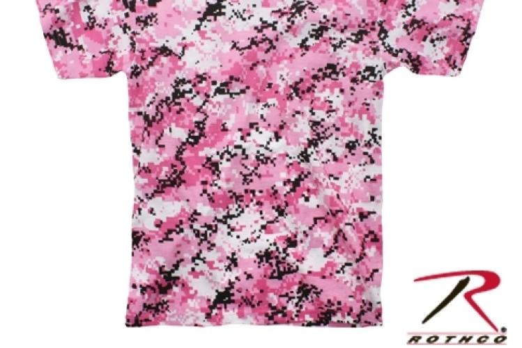 Футболка цифровой розовый камуфляж  ― магазин нужных товаров у нас есть все playera.ru Тел 8-495-741-86-12 a7418612@yandex.ru  тнп карнавал праздник отдых спорт дом одежда 