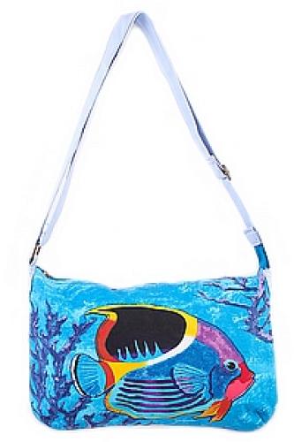 Сумка хлопок с декор. отделкой №187