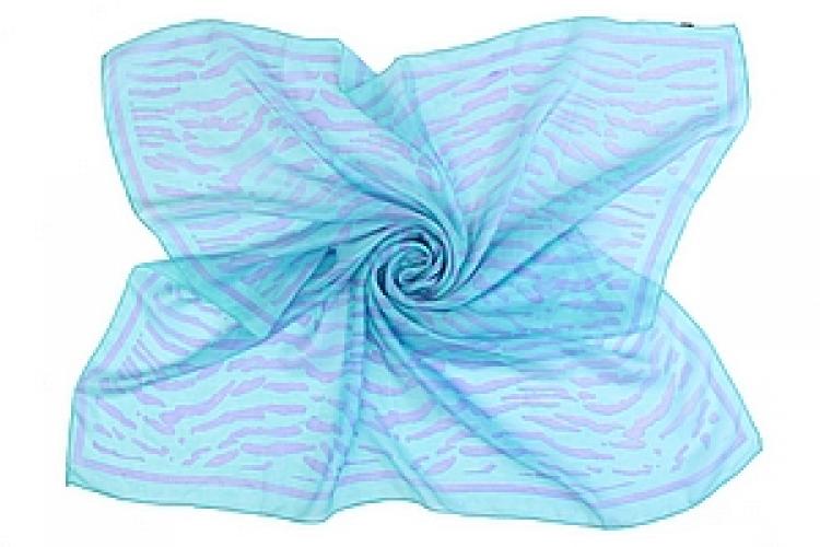 Платок (шелк нат)в ассортименте (100*100) №160