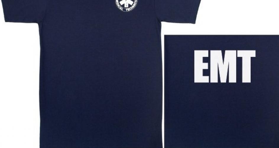 Медицинская футболка EMT синяя  ― магазин нужных товаров у нас есть все playera.ru Тел 8-495-741-86-12 a7418612@yandex.ru  тнп карнавал праздник отдых спорт дом одежда 