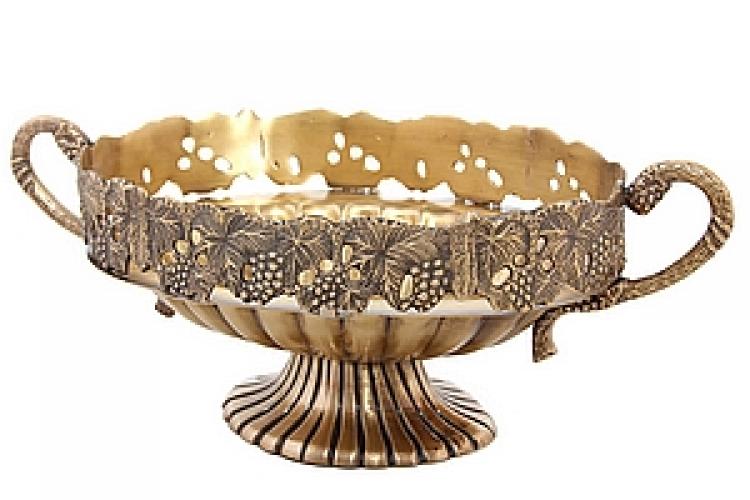 Ваза фруктовница "Виноградная лоза" №132