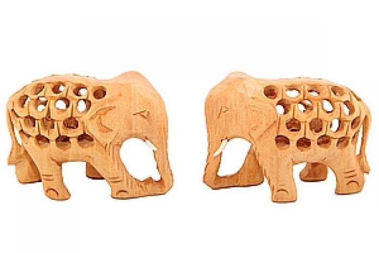 Статуэтка "Слон прорезной хоб.вн"№182