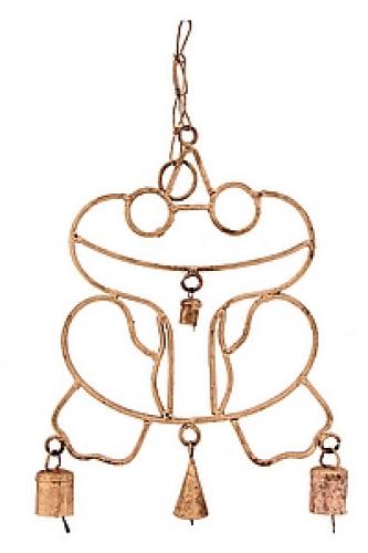 Колокольчик подвесной антик "Лягушка" №143