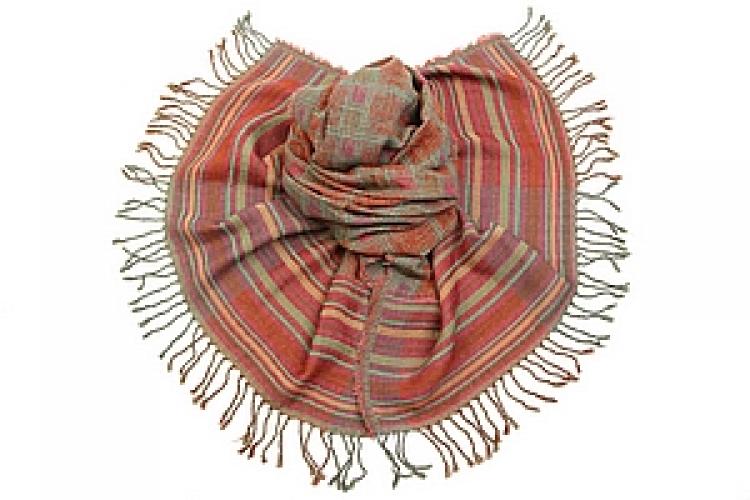 Палантин (шерсть  вареная) №151