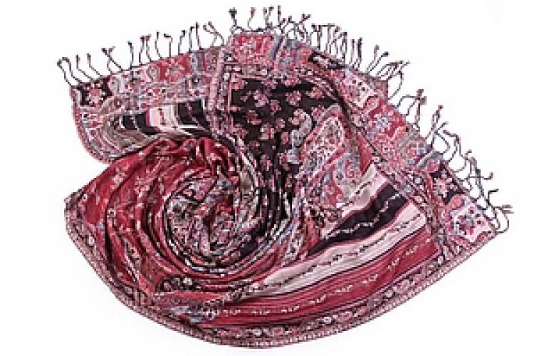 Палантин  двухсторонний вискоза №92