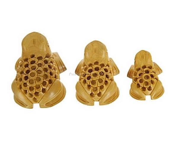 Статуэтка "Лягушка прорезная" (кадем) №32