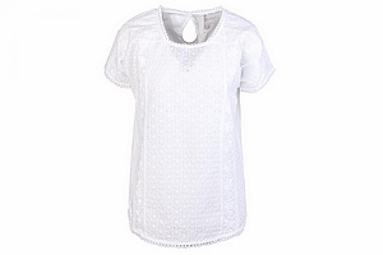 Блузка (хлопок) с кружевом  №56