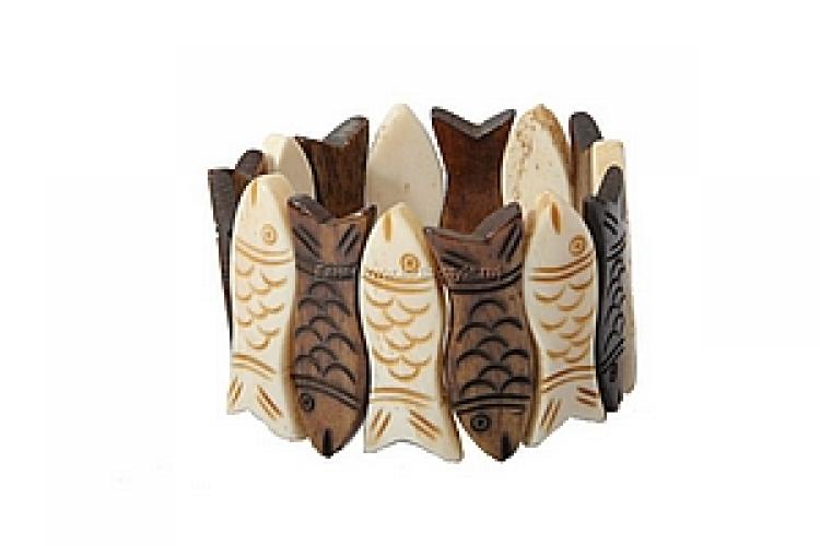 Украшение  Браслет  кость буйвола  №38