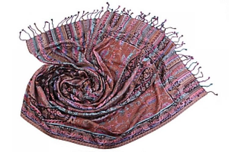 Палантин двухсторонний вискоза №153