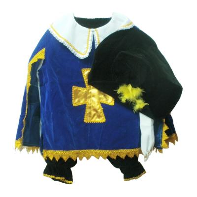  Костюм детский "Мушкетёр синий" (размер 28,30,32,34) 