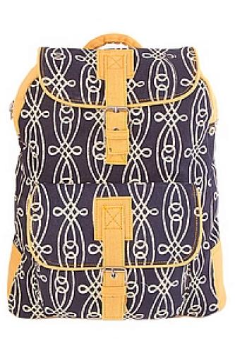 Рюкзак хлопок "1 карман"с декор.отделкой АВ8347/69