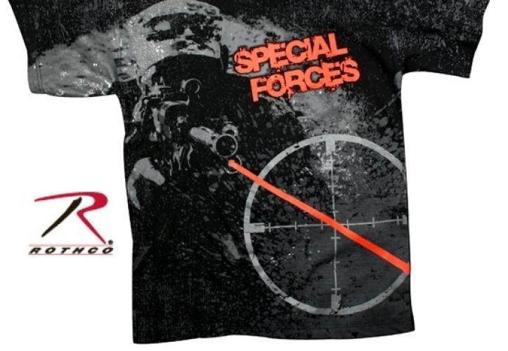 Винтажная черная футболка SPECIAL FORCES  ― магазин нужных товаров у нас есть все playera.ru Тел 8-495-741-86-12 a7418612@yandex.ru  тнп карнавал праздник отдых спорт дом одежда 
