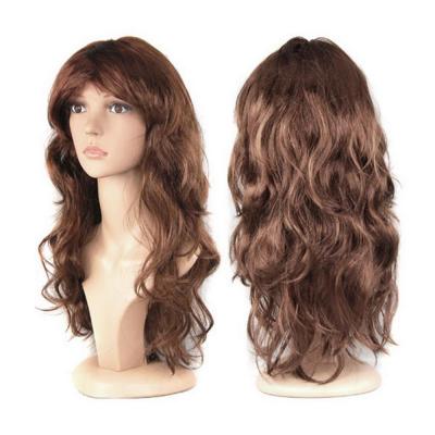  Парик завитушки - коричневый 