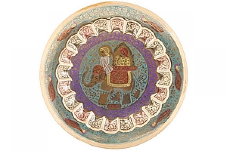 Панно 17" "Слон" эмаль №31