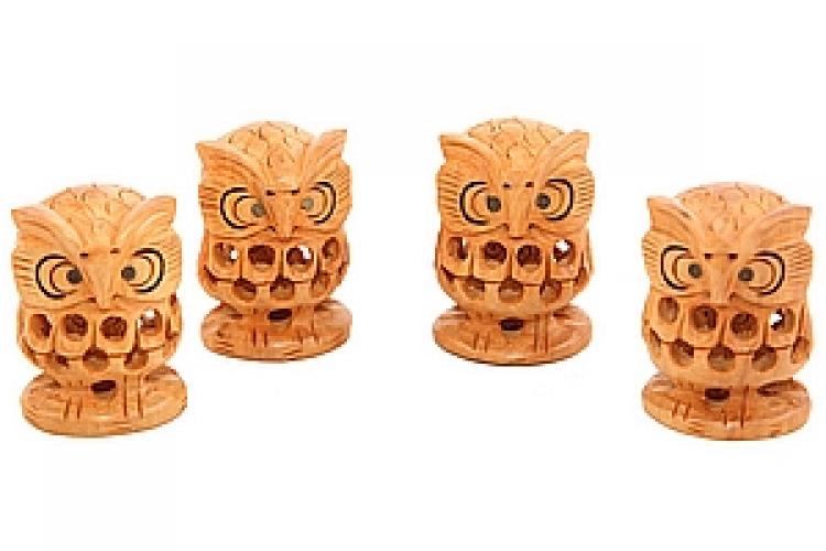 Статуэтка "Сова прорезная" №13