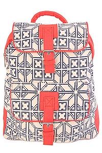 Рюкзак хлопок "1 карман"с декор.отделкой АВ8347/58