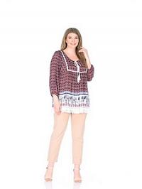 Блузка-туника (вискоза креп) №200