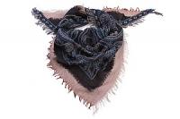 Палантин  шерсть "косынка с бахромой" №67