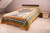 Покрывало с аппликацией  ручной работы №170