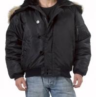 Черная летная куртка 