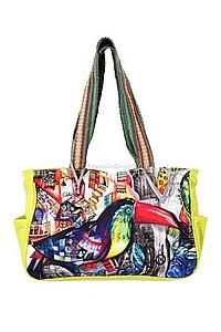 Сумка хлопок с декор. отделкой №48