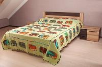 Покрывало с аппликацией ручной работы №162