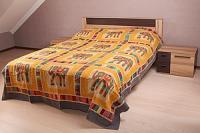 Покрывало с аппликацией ручной работы №21