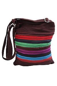 Сумка хлопок на лямке " молнии" №122