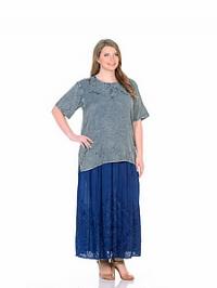 Юбка  (вискоза) с вышивкой №151