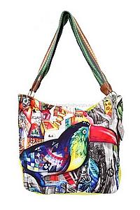 Сумка хлопок с декор. отделкой №11