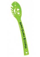Зеленая ложка для очистки тыквы