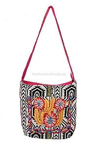 Сумка хлопок с декор. отделкой №175