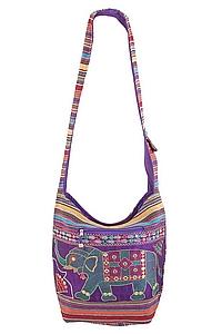 Сумка кросс-боди вышивка "Слон" №104