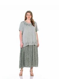 Юбка  (вискоза) с вышивкой №28