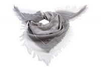 Палантин  шерсть "косынка с бахромой" №17