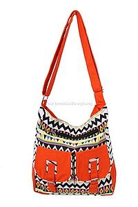 Сумка хлопок с декор. отделкой №93