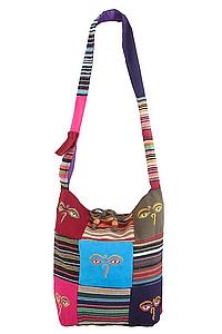 Сумка кросс-боди вышивка "Глаз"№76