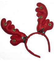 Новогодние красные оленьи рожки