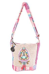 Сумка хлопок с декор. отделкой №15