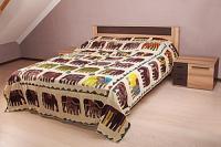 Покрывало с аппликацией ручной работы №182