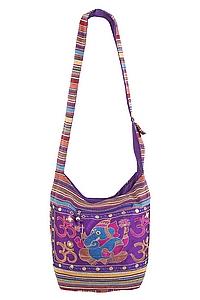 Сумка кросс-боди вышивка "Ганеш" №148