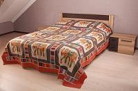 Покрывало с аппликацией ручной работы №181